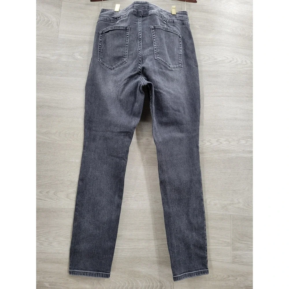 We The Free Curvy Lace-Up Button Fly Jeans Women's 32 Black Free People